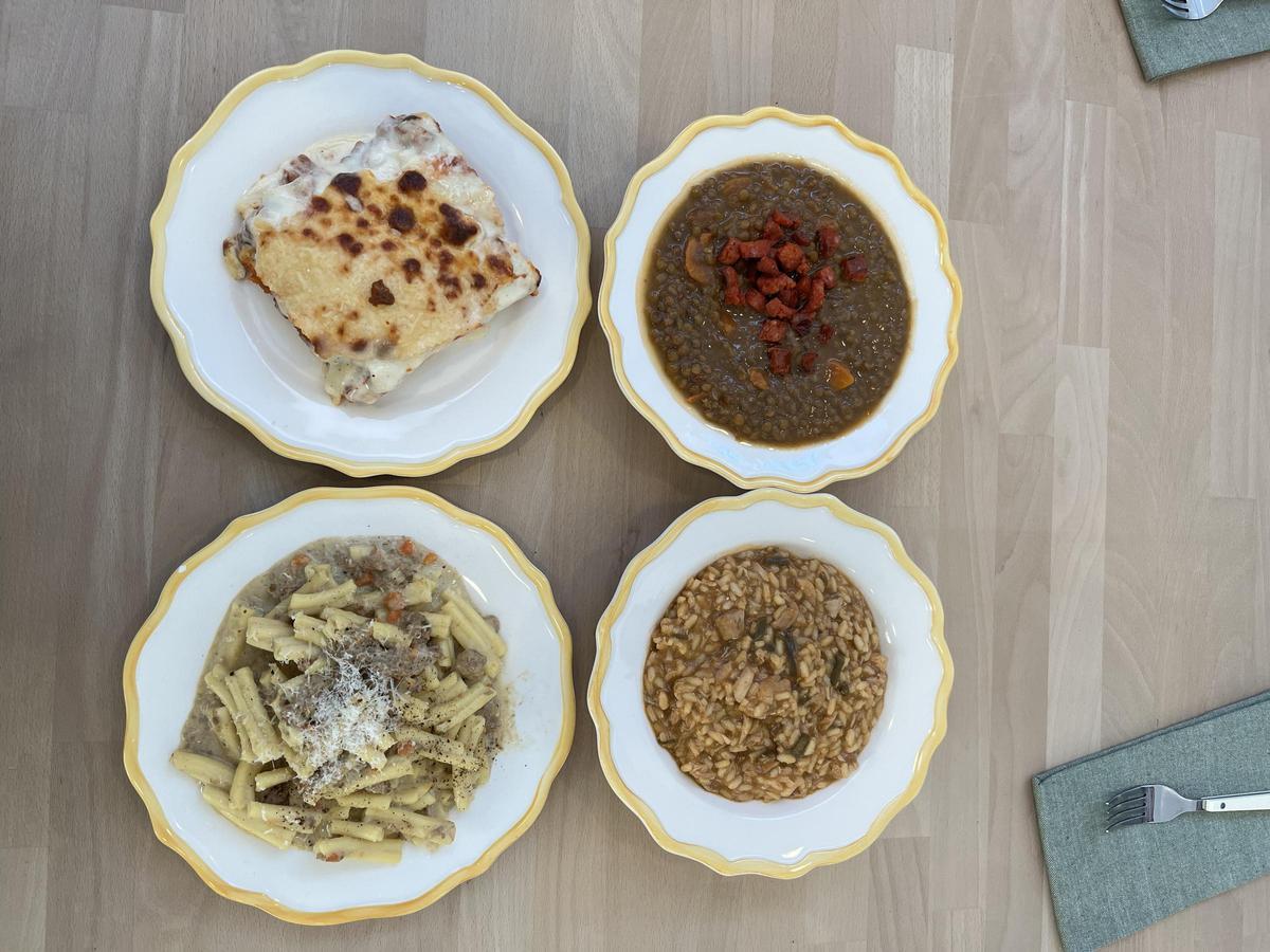 Platos de comida elaborados por Wetaca en Villaverde.