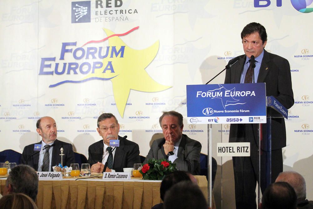 Discurso de Javier Fernández en un acto celebrado Madrid