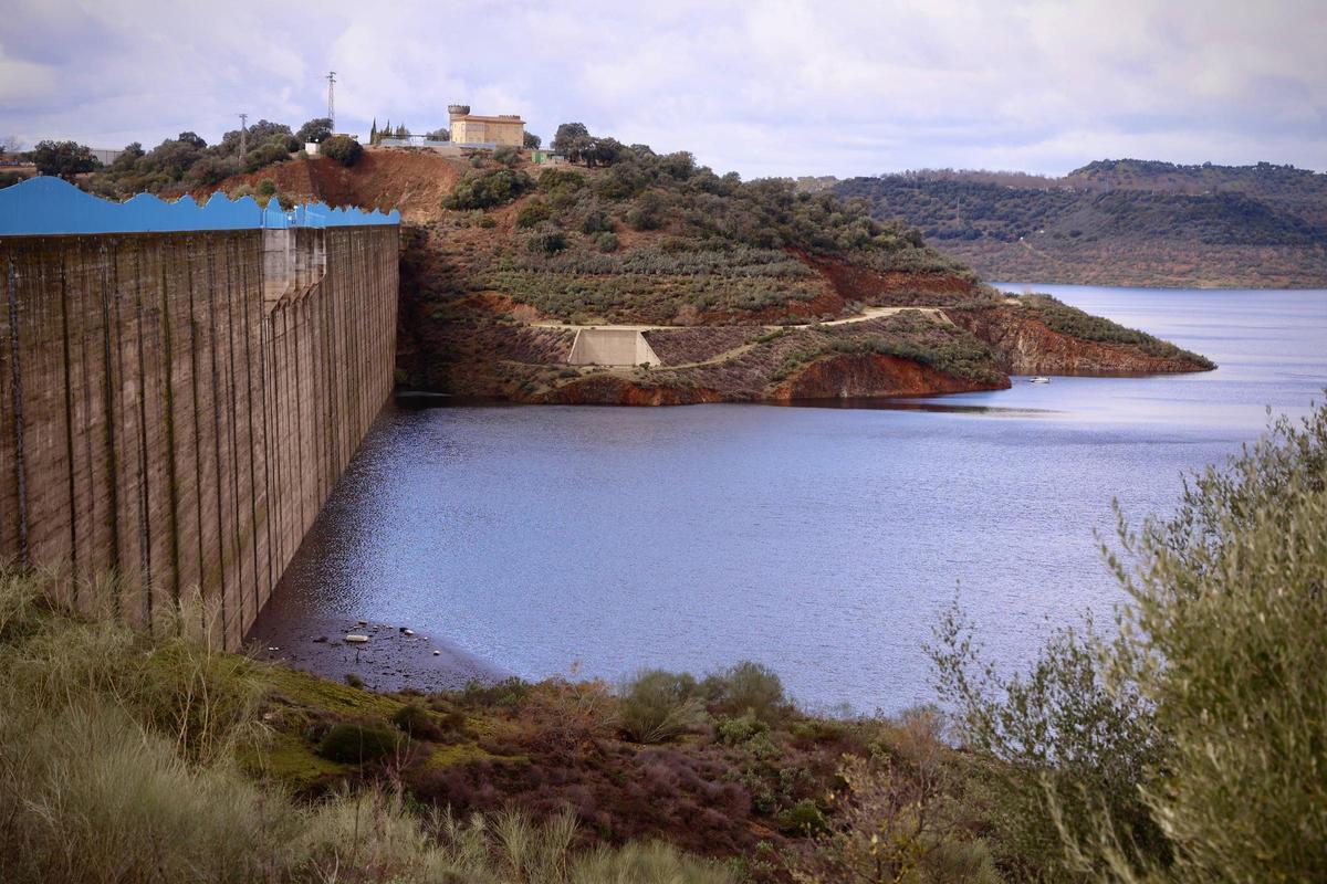 Aspecto actual del embalse de La Breña.