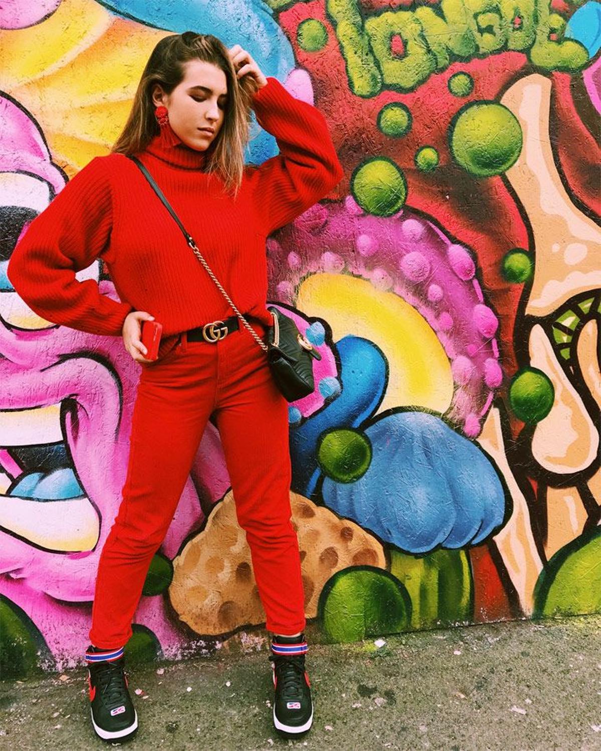 Los mejores looks de Alba Díaz Martín: 'total red'