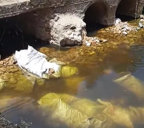Las imágenes de los escombros en el torrente de Sant Jordi