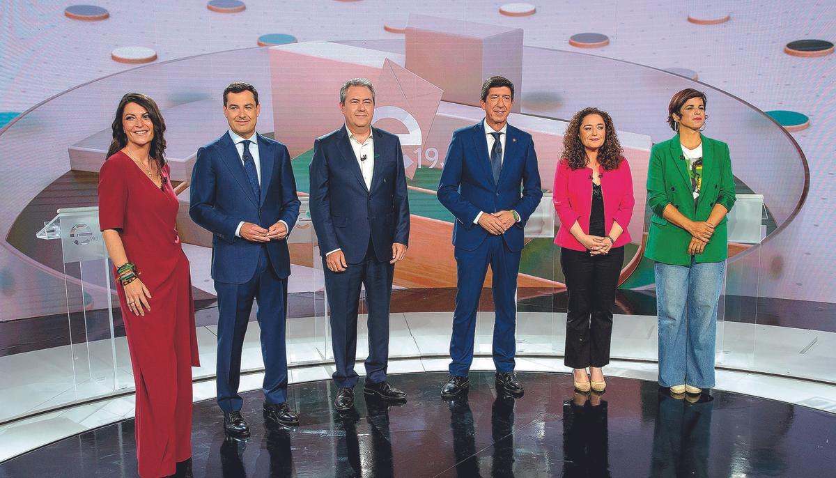 Debate electoral de los candidatos a la Presidencia de la Junta