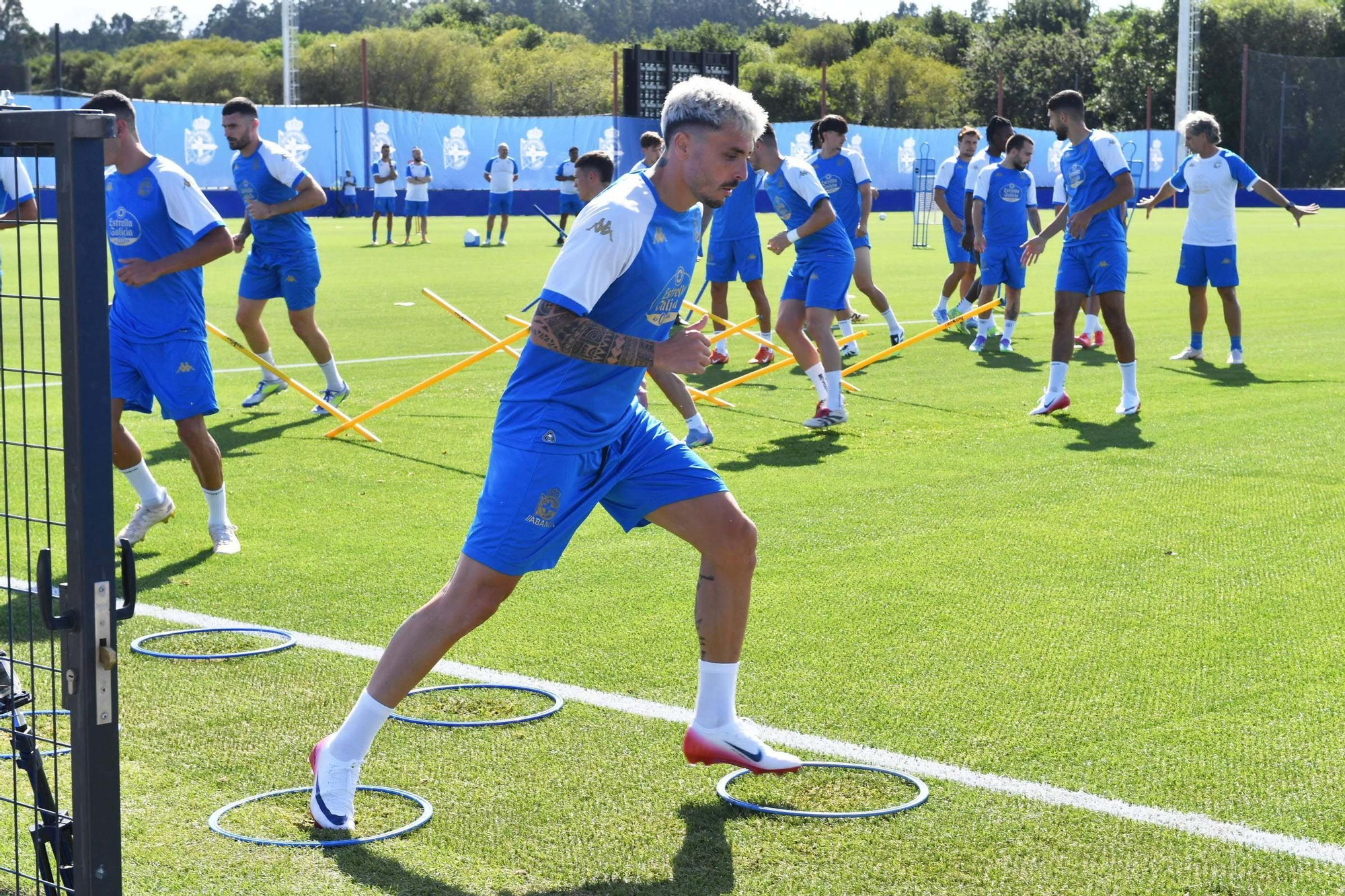 Primer entrenamiento bajo las órdenes de Antonio Hidalgo