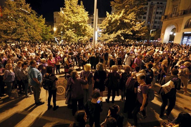 Manifestación feminista contra la violencia de género, el 20 de septiembre