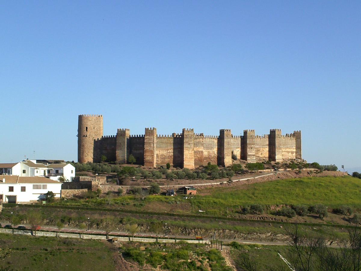 El castillo de Burgalimar (Jaén).