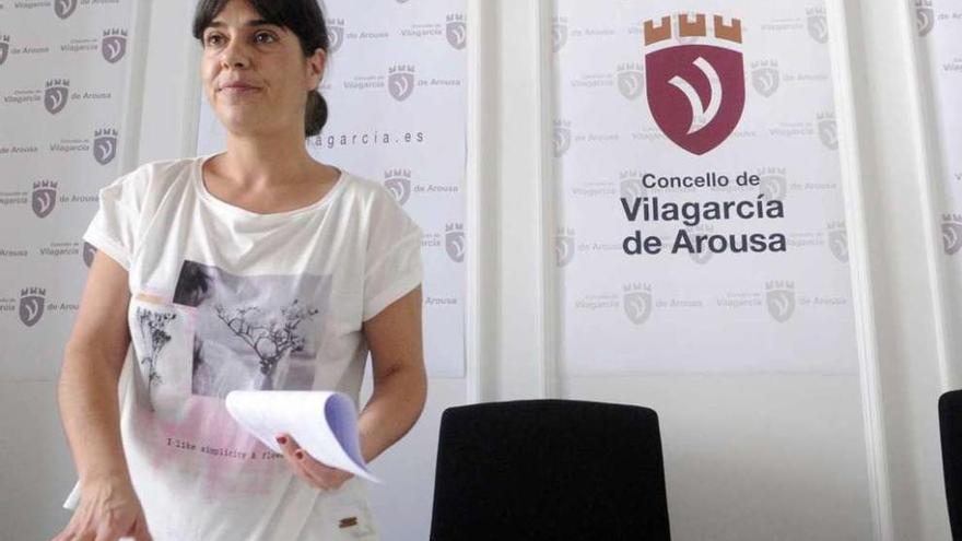 La concejala de Servizos Sociais de Vilagarcía, Tania García Sanmartín. // Noé Parga