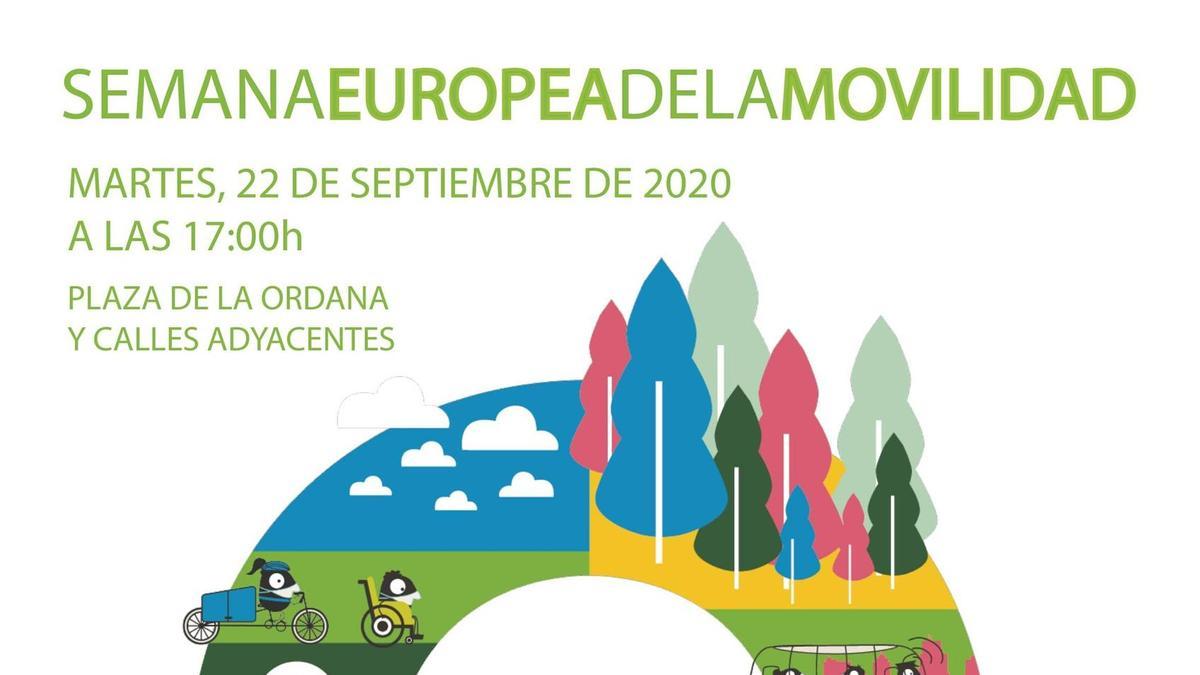 Cartel de la Semana de la Movilidad en Sant Joan 2020