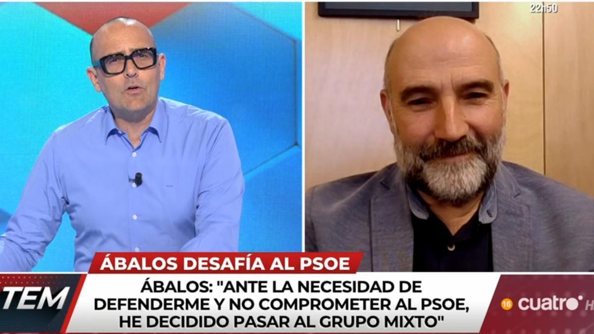 Risto Mejide y Néstor Rego, diputado del BNG, en 'Todo es mentira'.