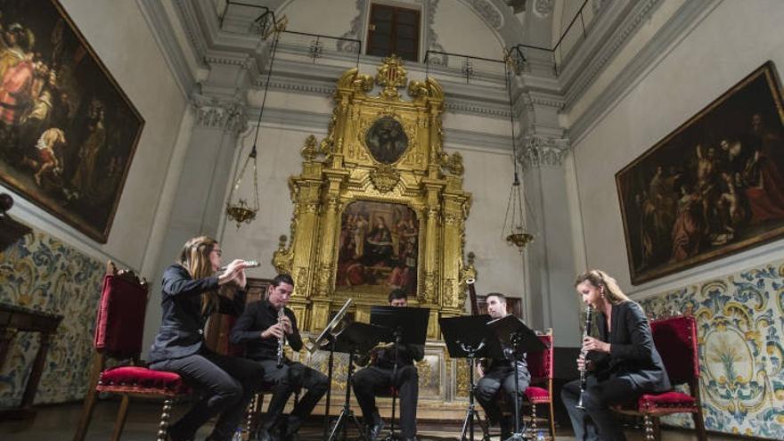 Música en la Capella el Quintet de Viento de L&#039;OFUV