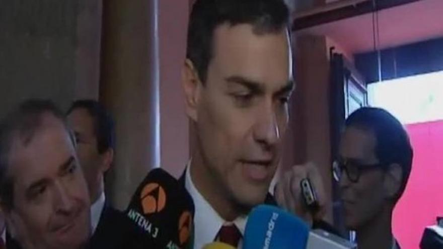 Pedro Sánchez: &quot;El relevo del PP en Madrid es necesario&quot;