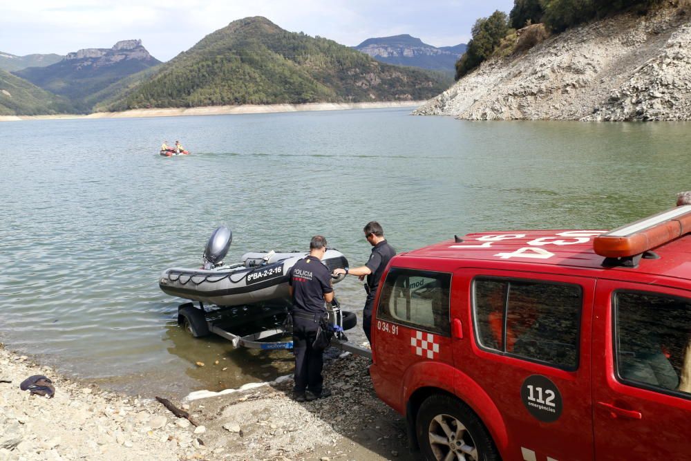 Tercer dia de recerca dels dos joves desapareguts a Susqueda