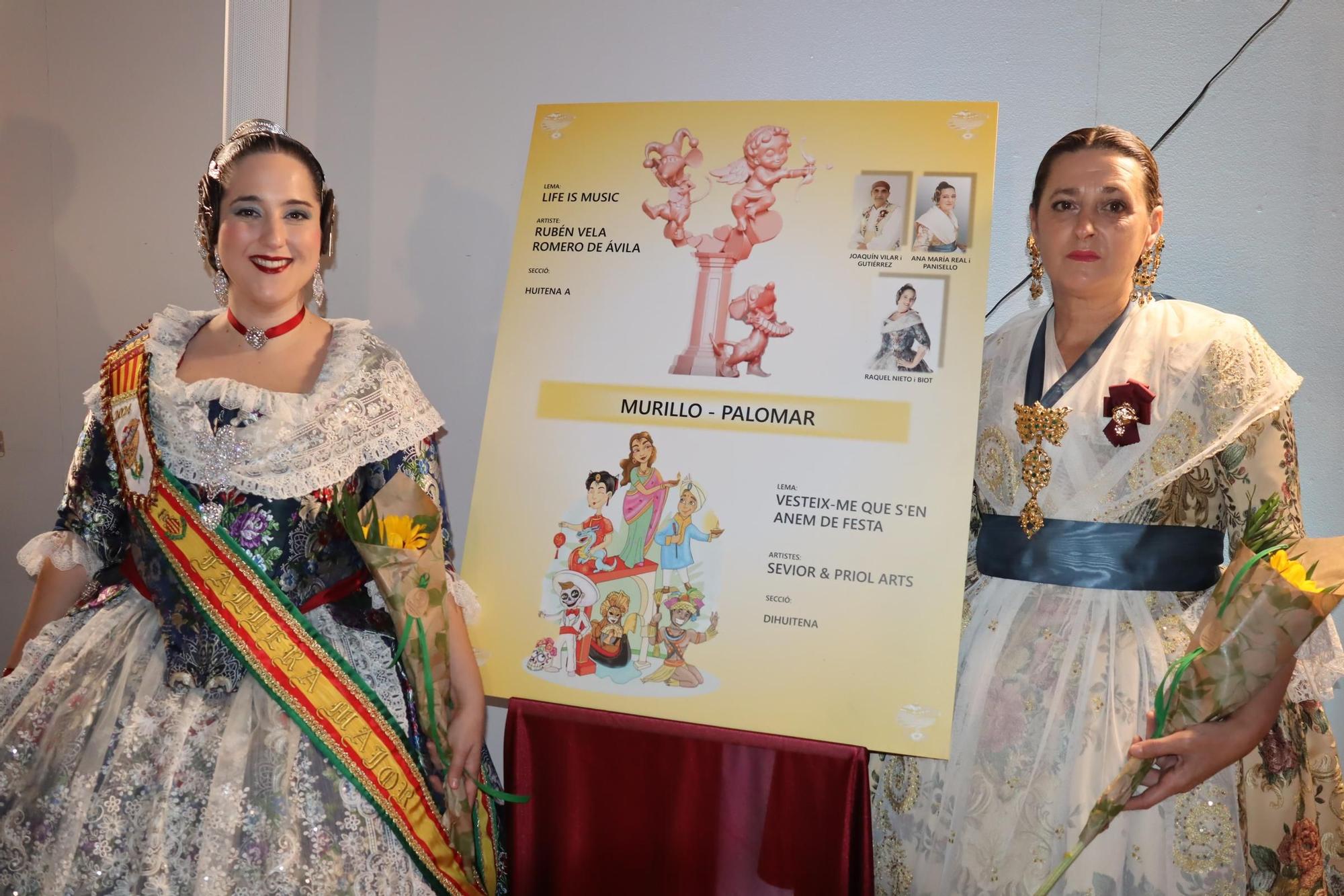 La fiesta de las fallas del Pilar-Sant Francesc con Marina y la corte infantil