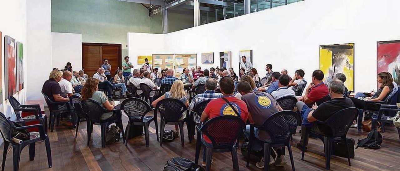 El simposio sobre pesca recreativa celebrado el pasado septiembre en el Museo do Mar, en Vigo. // FdV