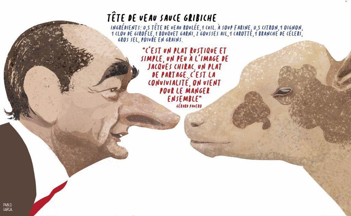 Chirac y la cabeza del rey