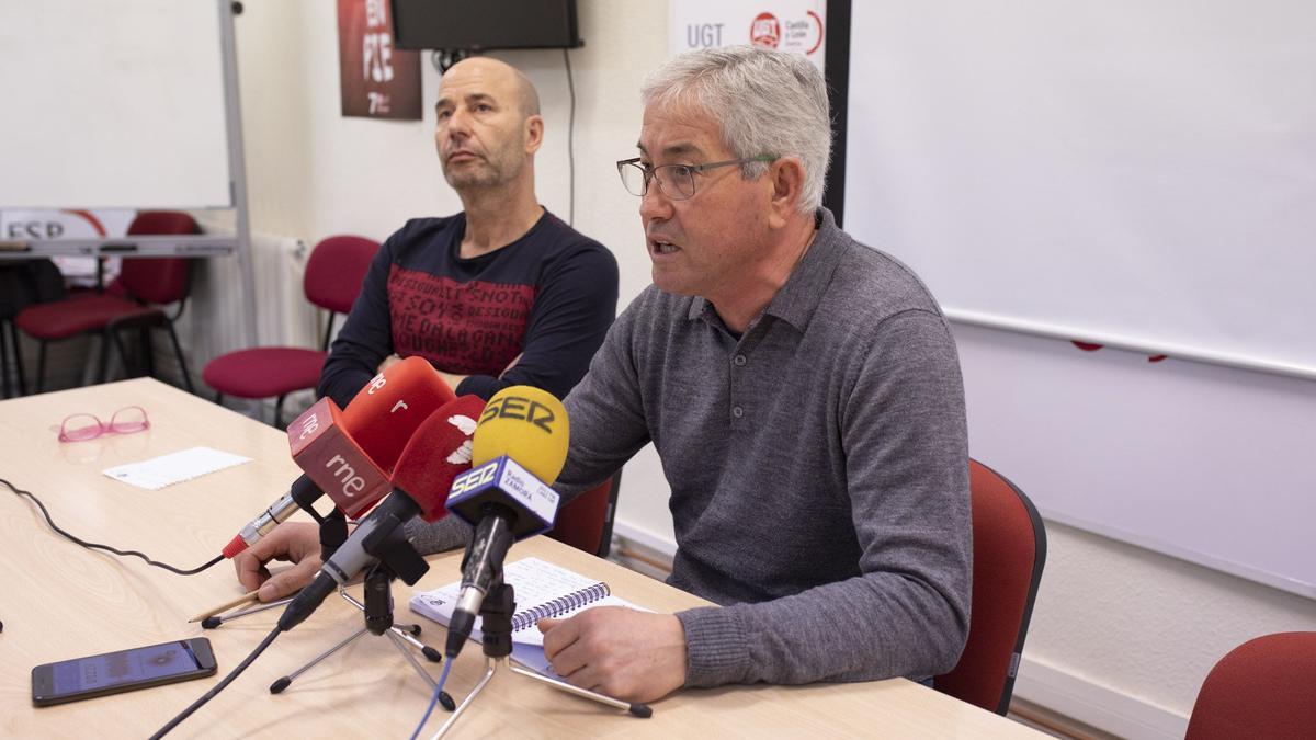 José María Barbón y Jerónimo Cantuche, de UGT