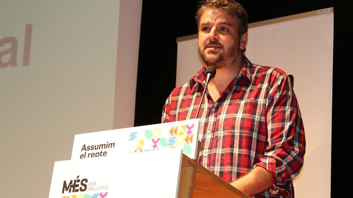 El candidato de MÉS per Mallorca a la presidencia del Govern, Lluís Apesteguia.