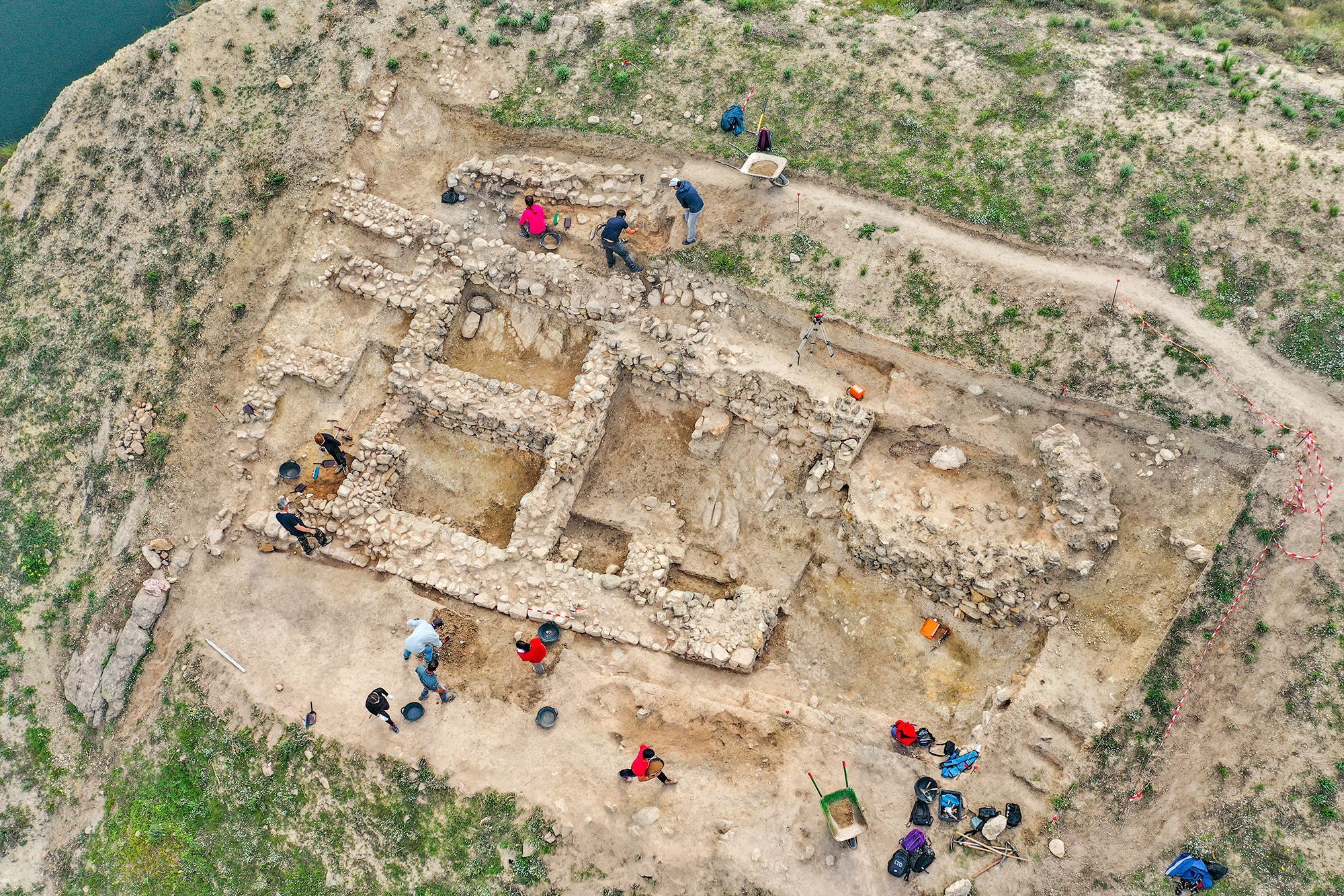 Excavaciones arqueológicas en el yacimiento de Los Saladares de Orihuela