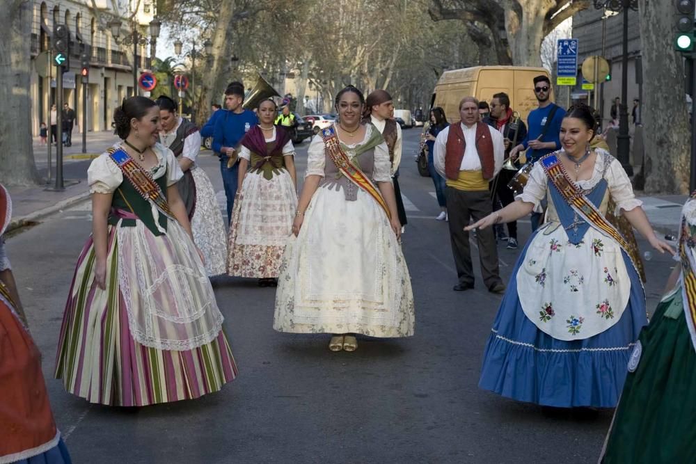 Visita oficial a las fallas de Xàtiva