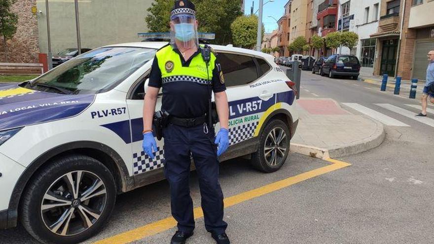 La Policía Local de Vila-real se protege ante el coronavirus