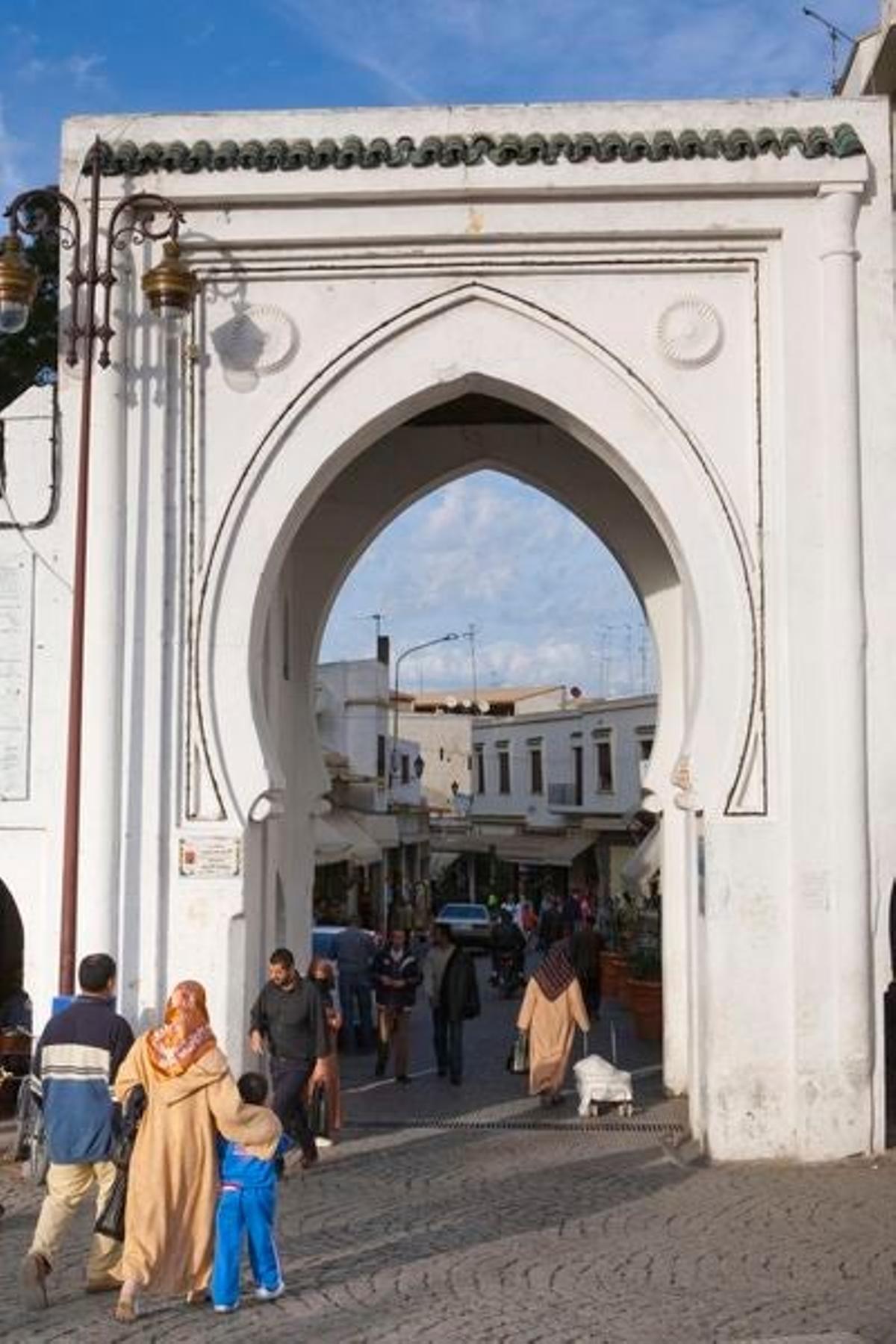 La puerta de entrada a la Medina, que corresponde con el Zoco Grande