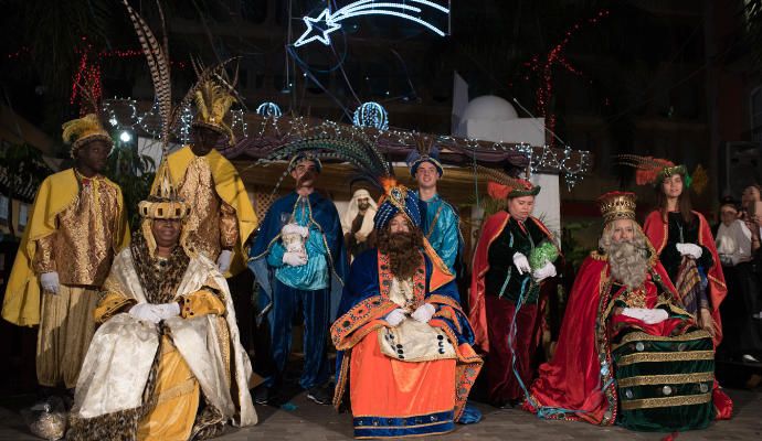 Los Reyes Magos llegan a Santa Cruz de Tenerife.