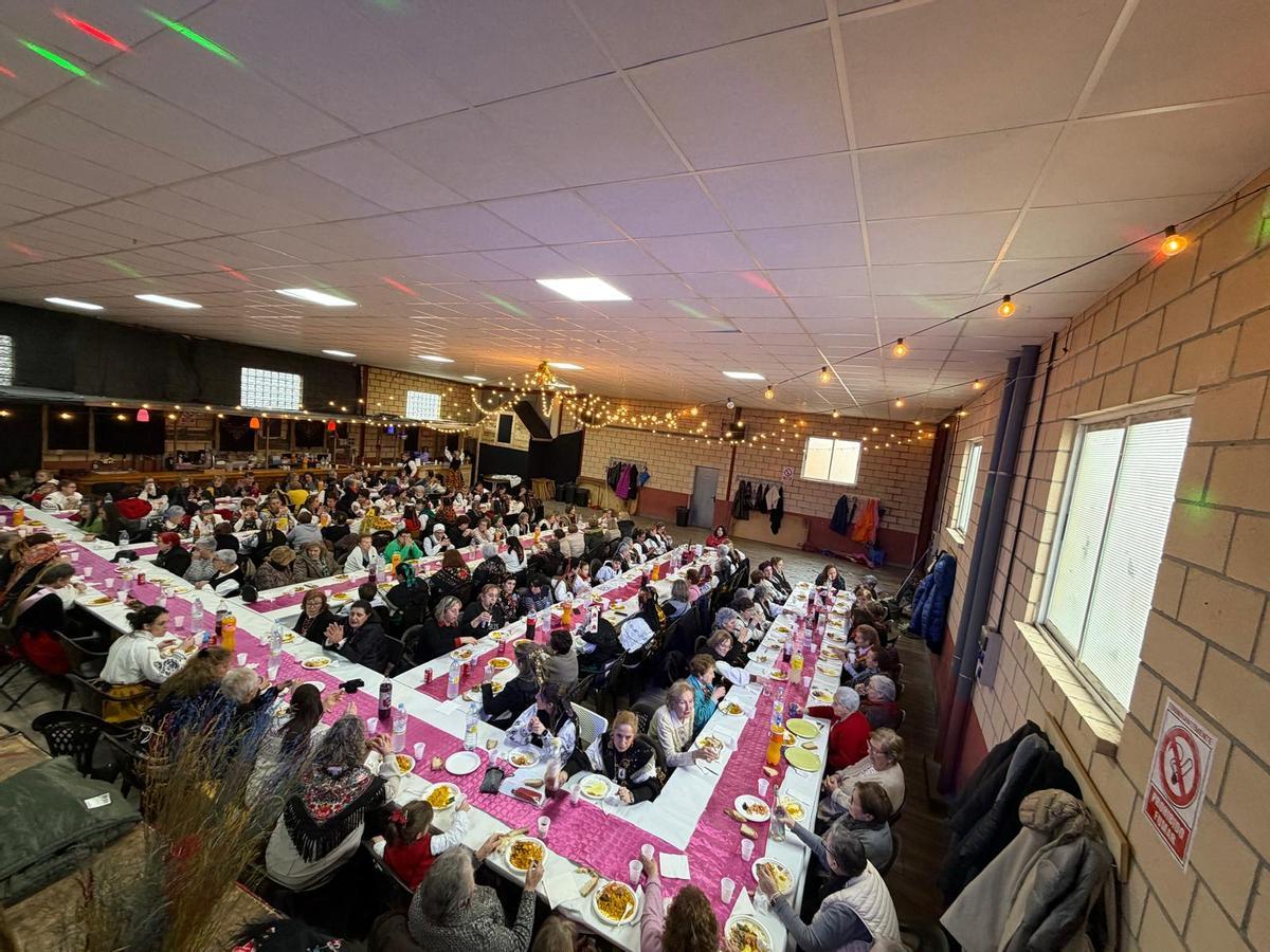 Fiesta de las águedas, en Santa Cristina.
