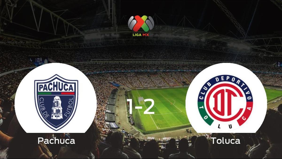 El Toluca deja sin sumar puntos al Pachuca (1-2)