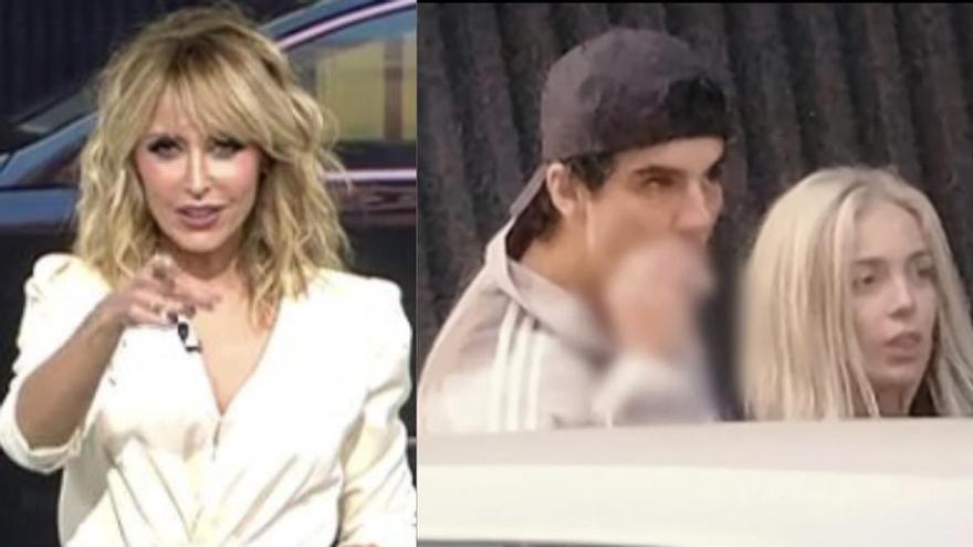 Ana Mena y Óscar Casas, pillados besándose en la calle de manera apasionada por el paparazzi de Emma García en &#039;Fiesta&#039;