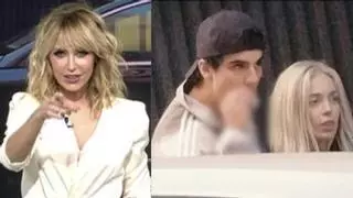 Ana Mena y Óscar Casas, pillados besándose en la calle de manera apasionada por el paparazzi de Emma García en 'Fiesta'
