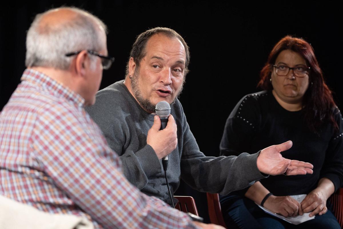 Joan Grau, David Fernàndez i Nuria Garriga