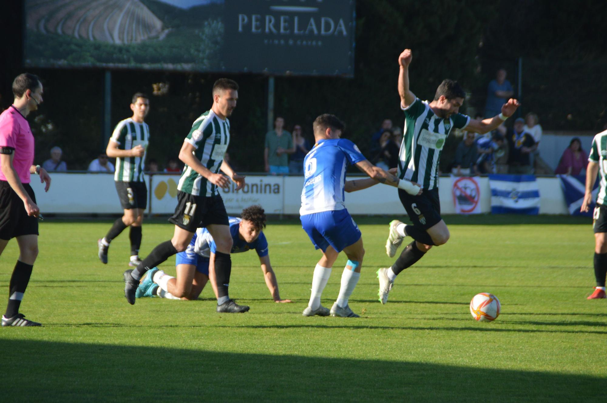 El Figueres s'emporta el duel comarcal de Tercera guanyant a Peralada (1-2)