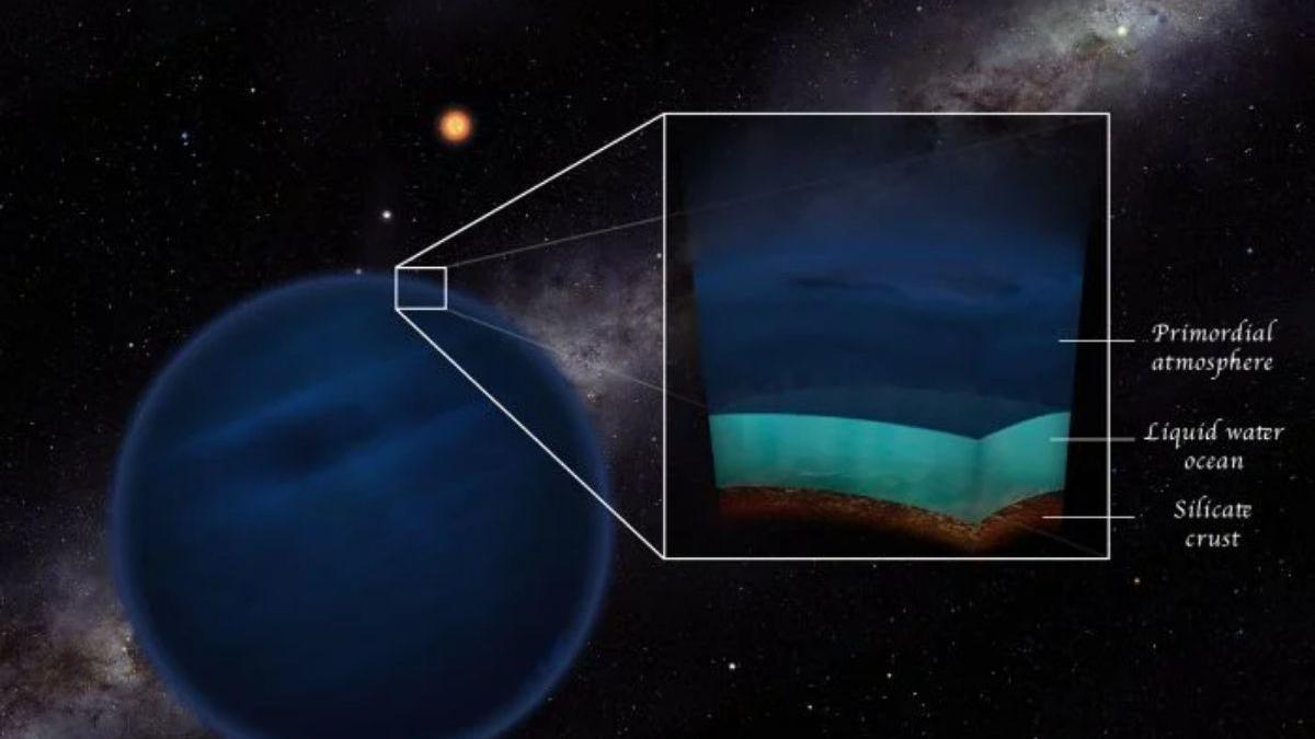 Posible composición de uno de estos exoplanetas distintos a la Tierra, pero que podrían albergar alguna forma de vida.