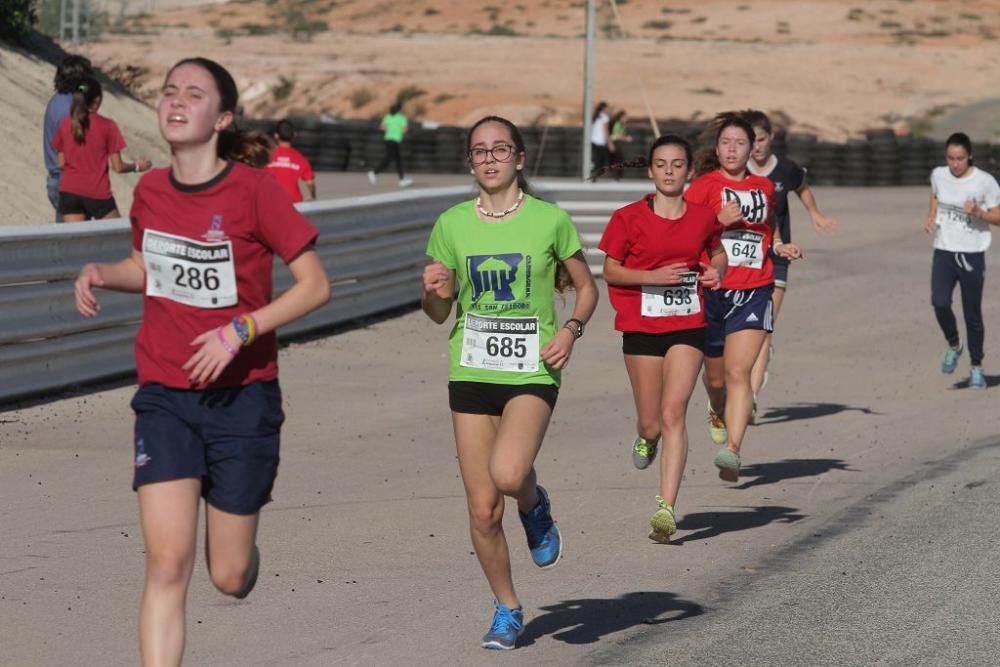 Cross Escolar Cartagena en el Circuito de Velocida