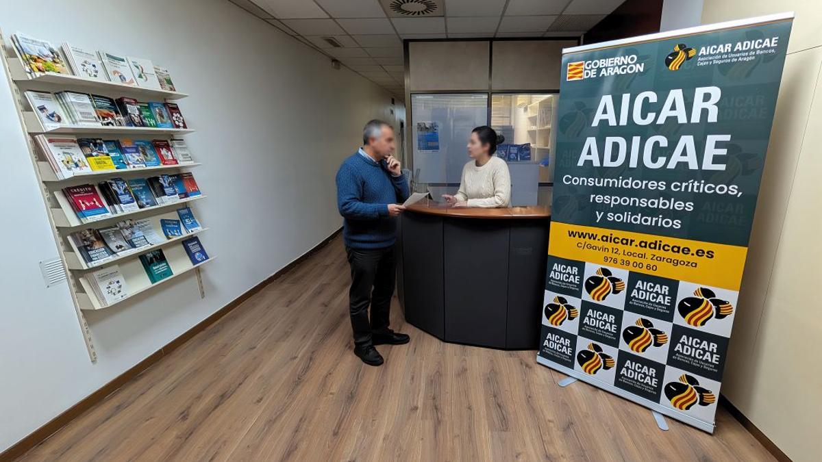 AICAR ADICAE, la Asociación de Usuarios de Bancos, Cajas y Seguros de Aragón