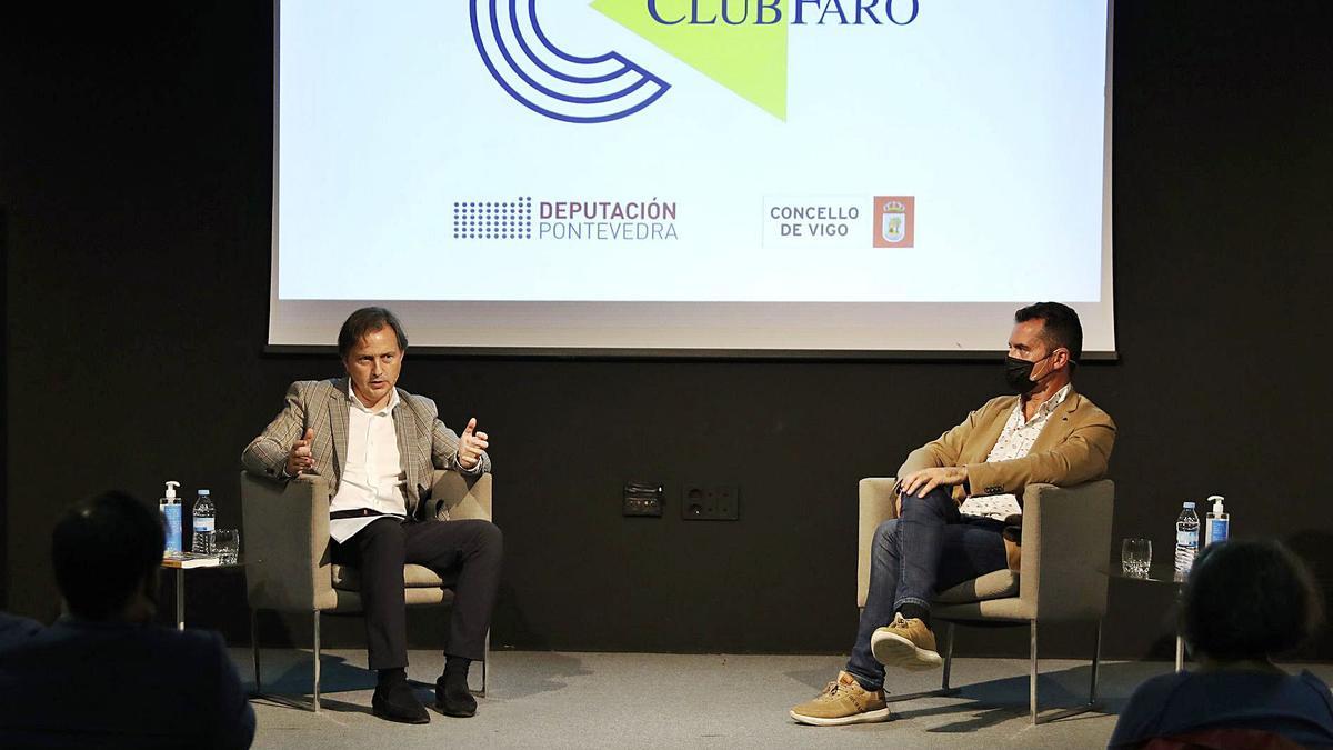 Lois Oreiro e Álvaro Otero (d), onte noClub FARO. |   // RICARDO GROBAS