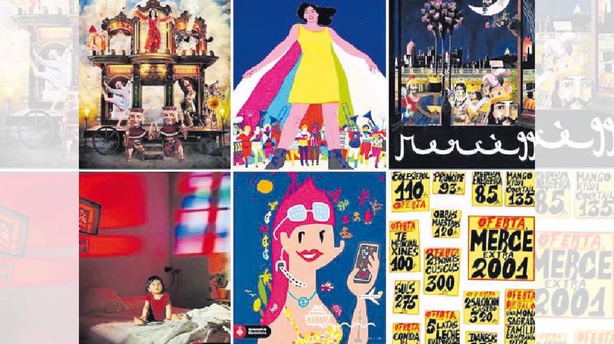 Sis cartells de les festes de la Mercè que han generat algun tipus de controvèrsia. Sis cartells de les festes de la Mercè que han generat algun tipus de controvèrsia.
