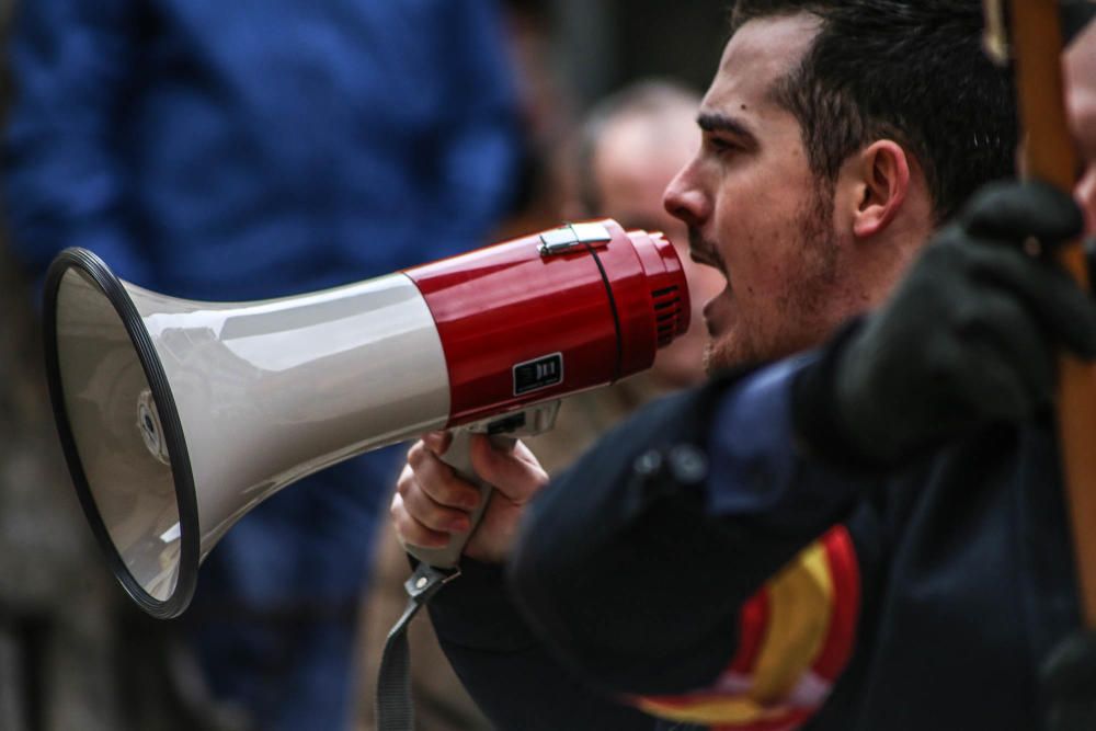 La Falange, en la manifestación en Callosa