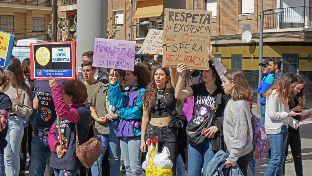 Manifestación contra el pin parental en Murcia