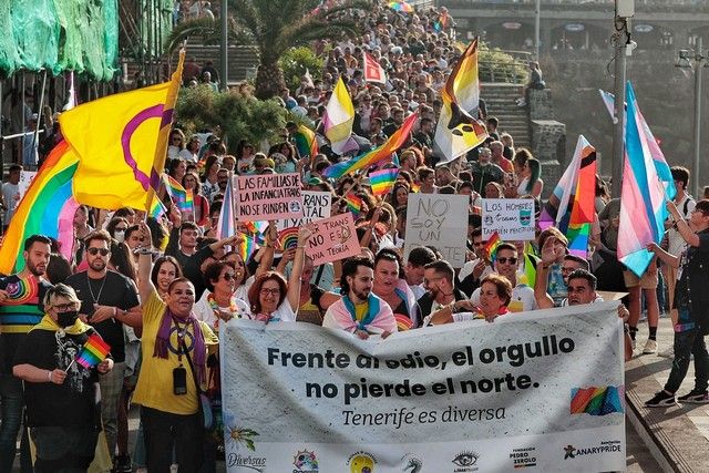 Manifestación insular del Orgullo LGTBI en Puerto de la Cruz