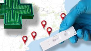 Mapa de les farmàcies de Catalunya que fan tests d’antígens gratuïts als nens que se’n van de colònies