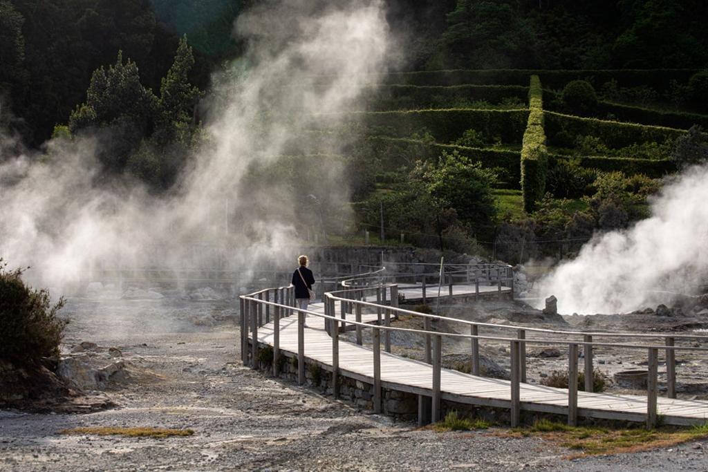 Caldeiras de Lagoa das Furnas, en la isla São Miguel.