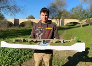 Una maqueta del Pont Vell entra al Museu d’Història Medieval de Castelló