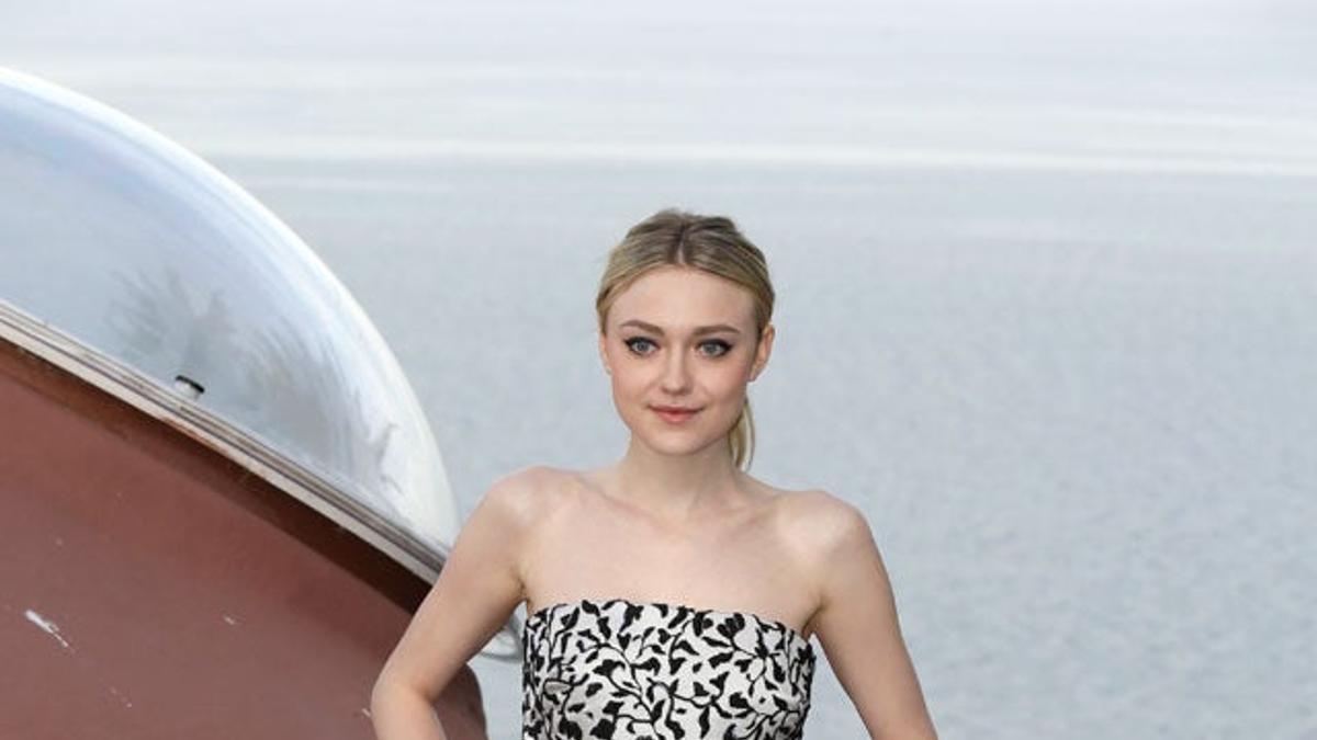 Dakota Fanning en la presentación de la Colección Crucero 2016 de Dior