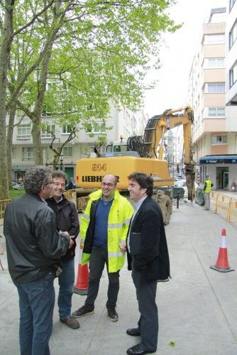 Comienza la reforma de la plaza de As Conchiñas