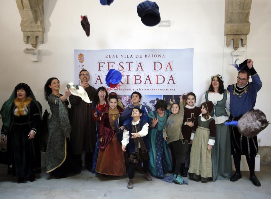 Presentación de la Arribada en Baiona