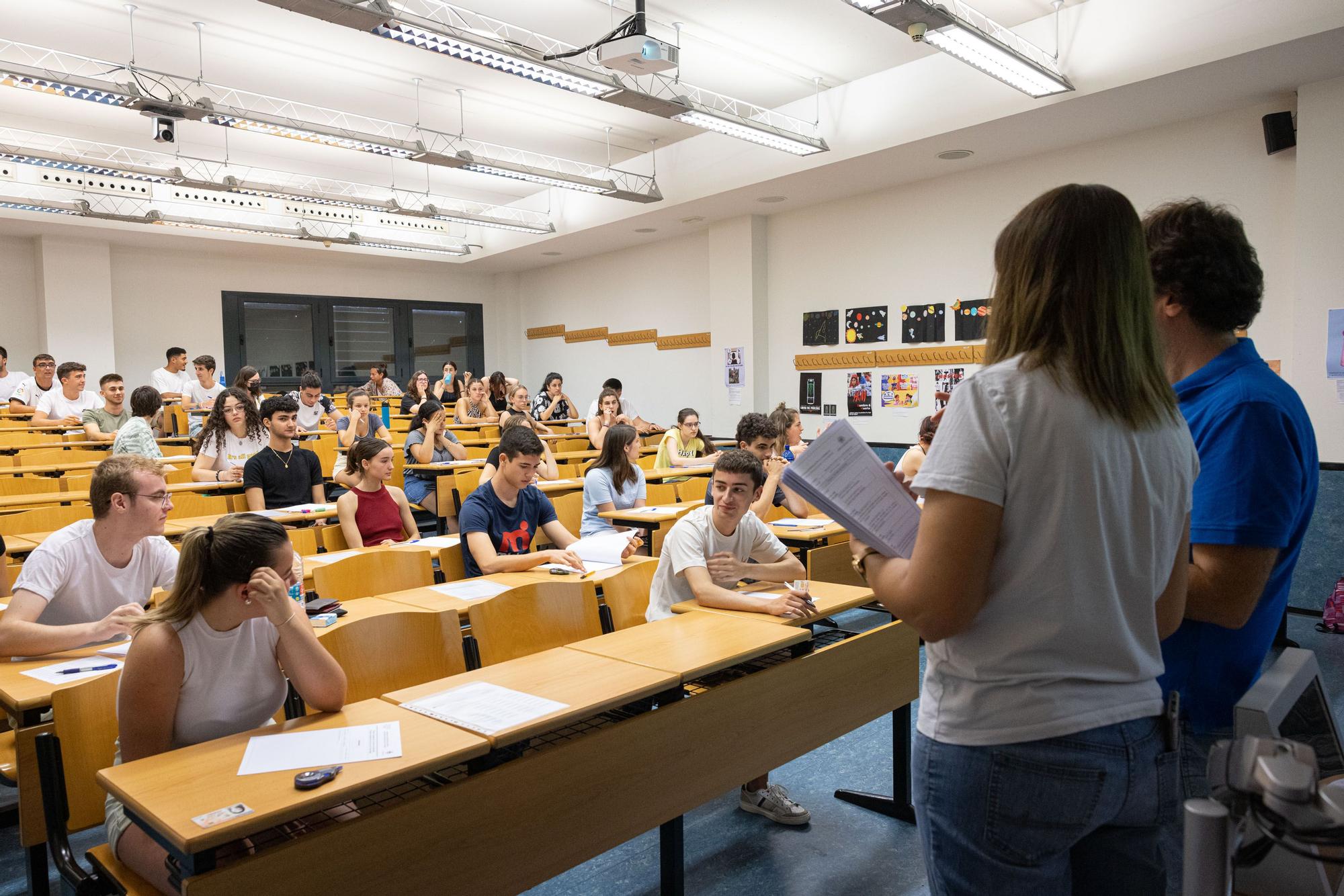 Casi 4.200 estudiantes se presentan a la convocatoria extraordinaria de la selectividad