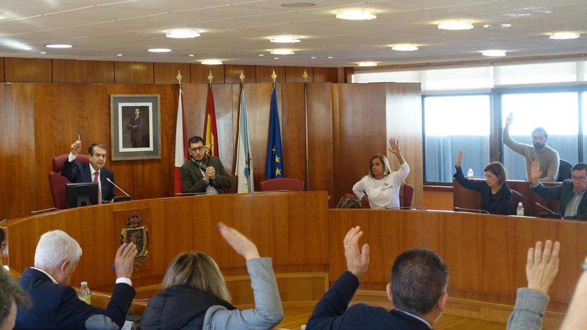 Aprobación de los presupuestos municipales para 2023 en el pleno del Concello