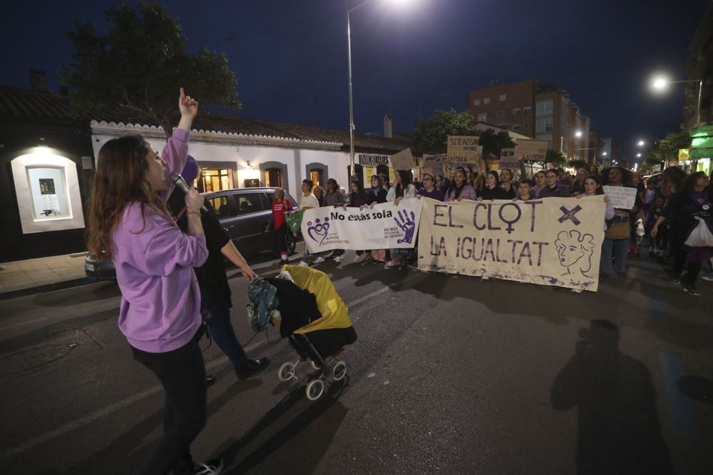 Manifestación del 8M en el Port de Sagunt