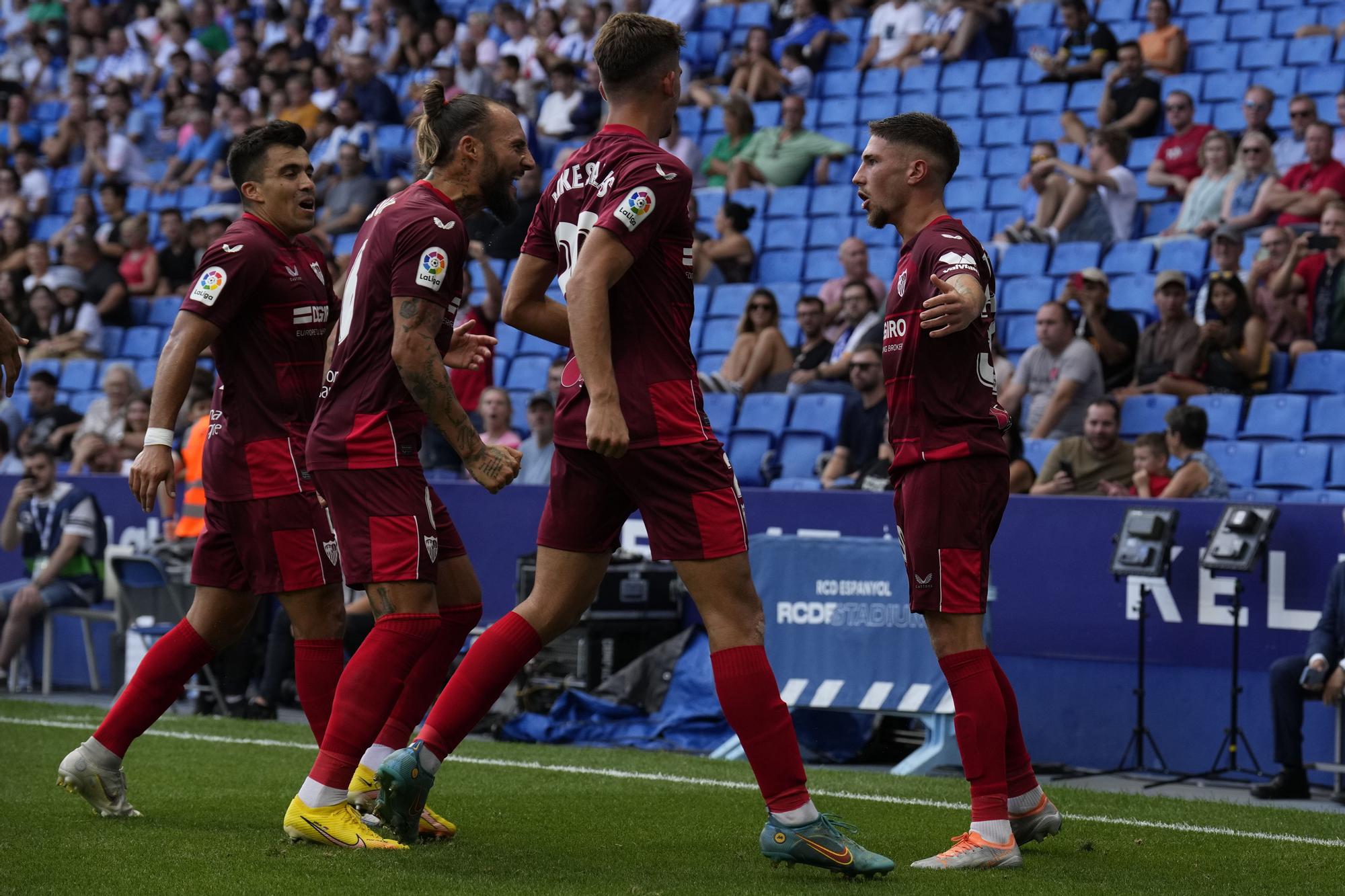 1-3. El Sevilla arrolla al Espanyol en la primera parte