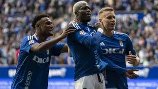 El 1-0 del Real Oviedo en el Real Oviedo 3-1 Tenerife de la jornada 15 de LaLiga Hypermotion